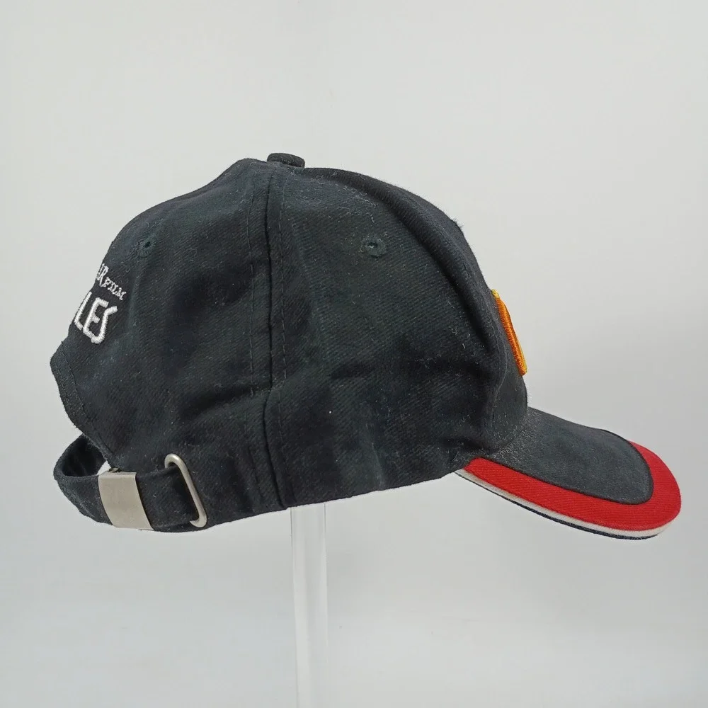 Disney Pixar The Incredibles Promo Baseball Cap Hat Black Red Rim - RARE